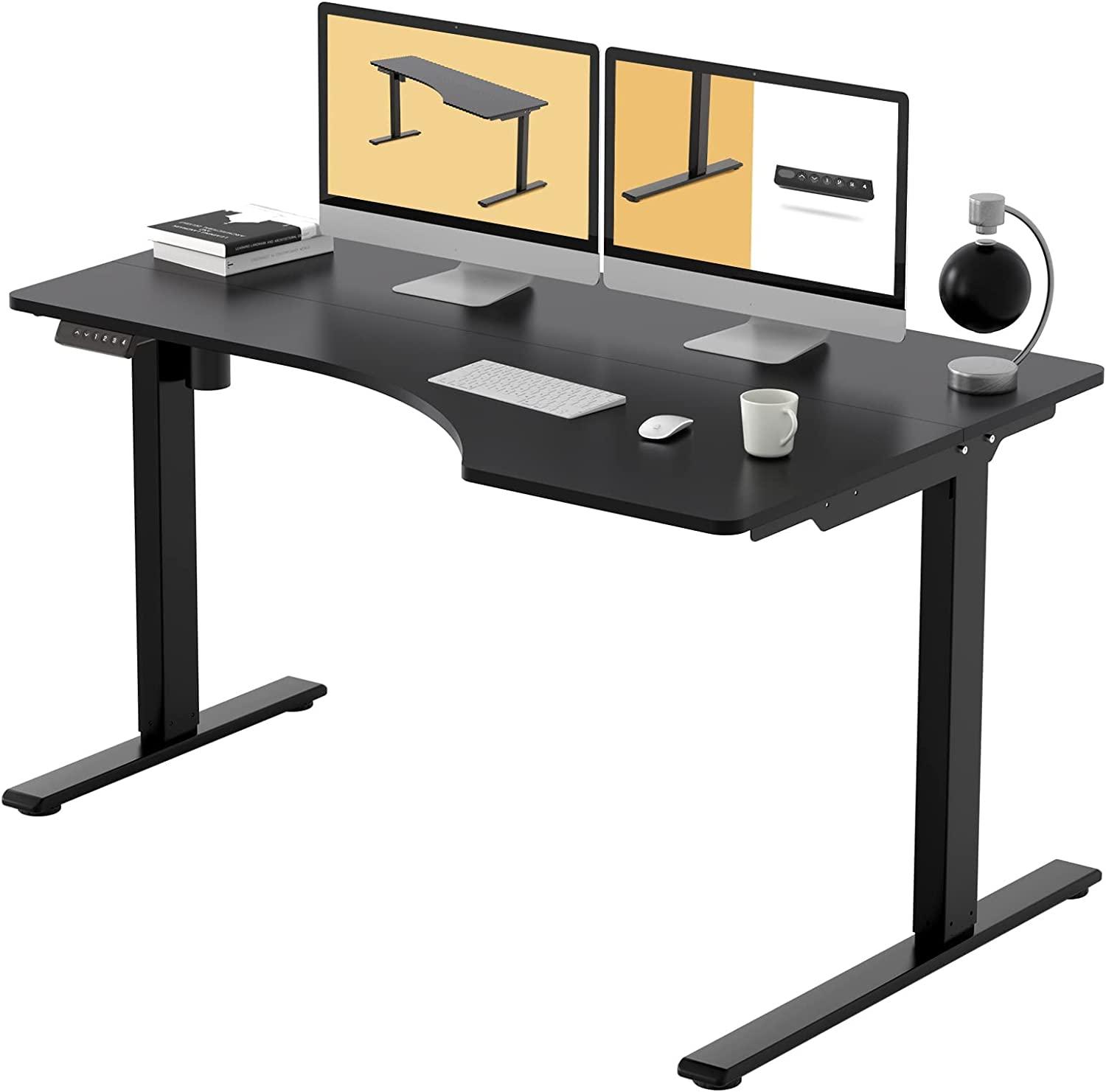 FlexiSpot 55in Seiffen L-shaped Standing Electric Desk for $189.99 Shipped