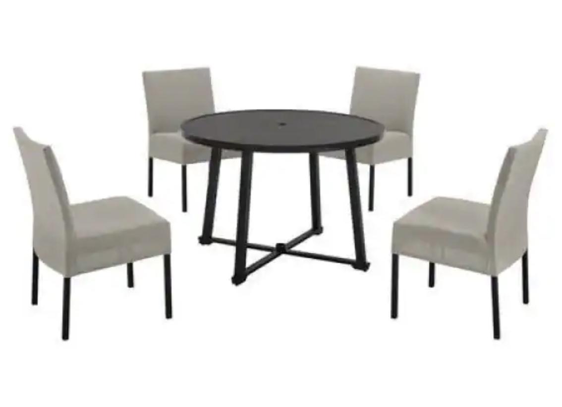 StyleWell Spring Lake Steel Outdoor Dining Set for $277 Shipped