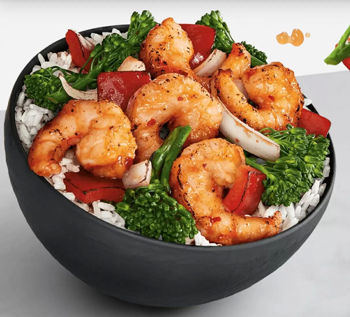 Panda Express Sizzling Shrimp for Free With Purchase
