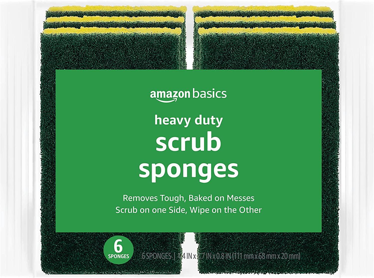 Amazon Basics Sponges 6 Pack for $3.58 Shipped
