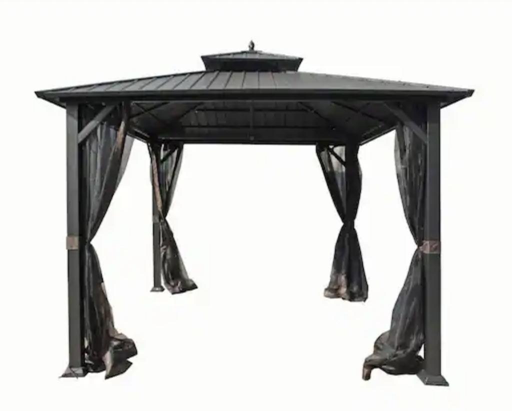 Hampton Bay Holden Outdoor Patio Gazebo for $624