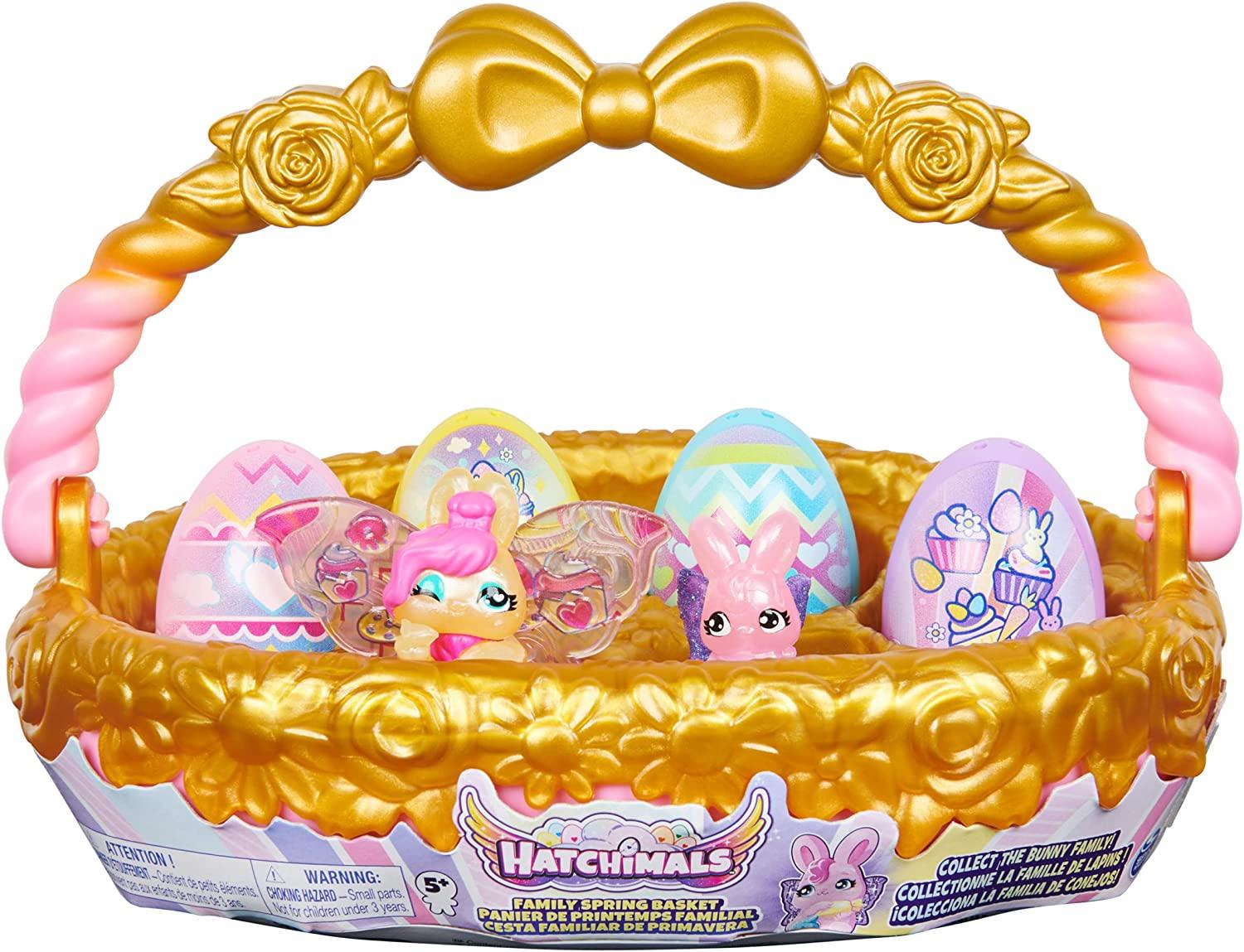 Hatchimals CollEGGtibles Bunny Family Spring Basket for $11.49