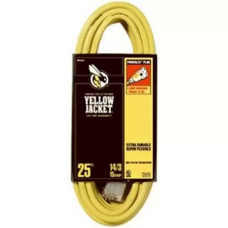 25ft Yellow Jacket 15-Amp UL Listed Extension Cord for $15.80