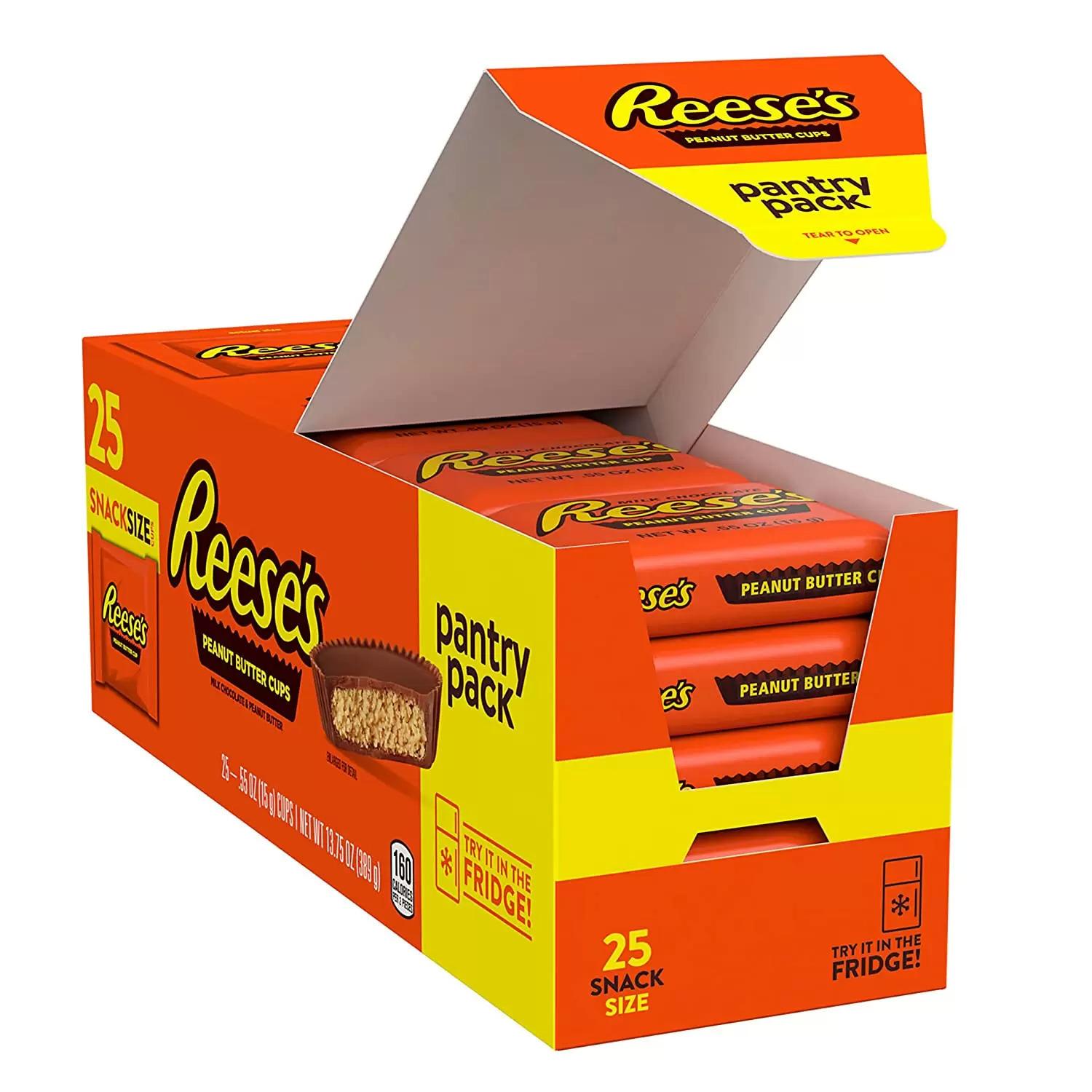 Reeses Milk Chocolate Peanut Butter Cups 25 Pack for $5.02 Shipped
