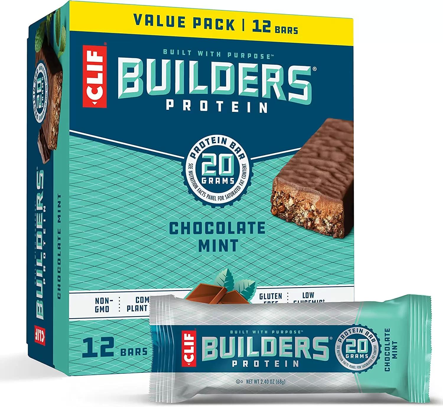 Clif Builders Protein Bars Chocolate Mint 12 Pack for $9.81 Shipped
