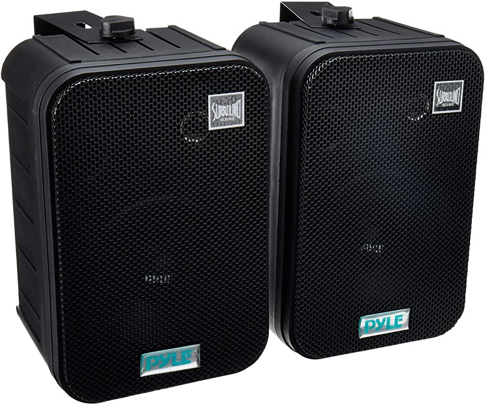 Pyle PDWR50B Waterproof Wall Mount Speakers for $24.99