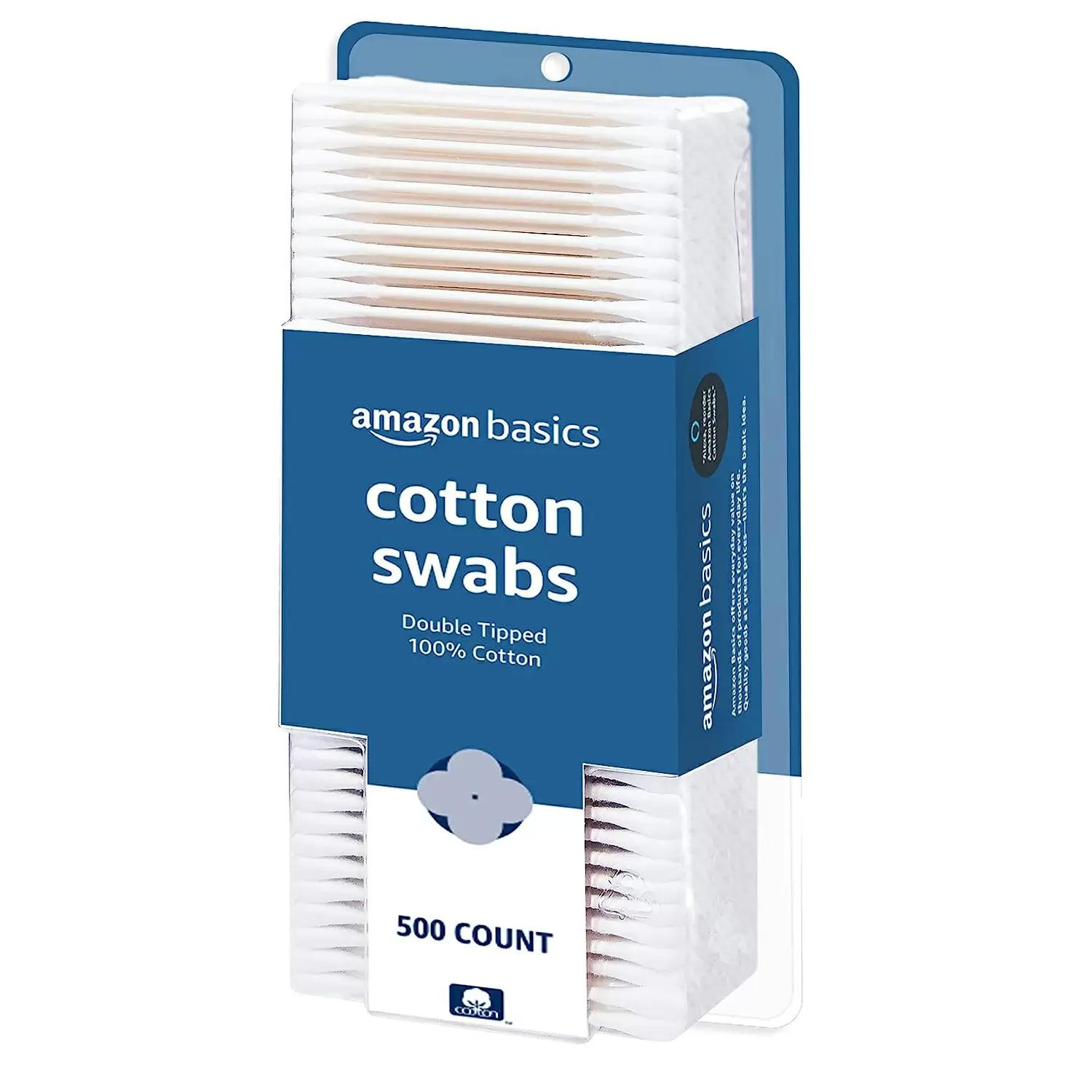 Amazon Basics 500 Cotton Swabs for $2.07 Shipped