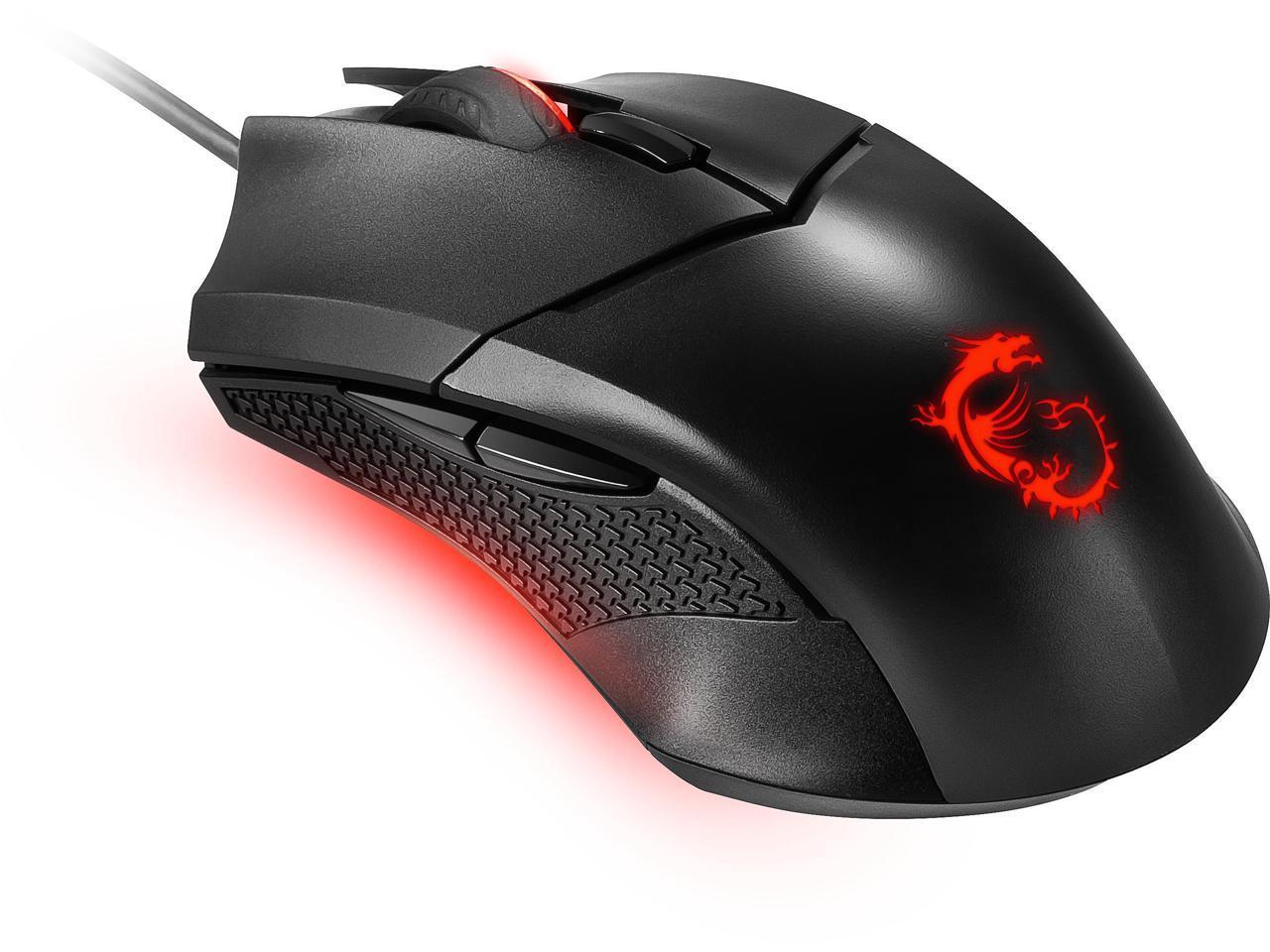 MSI Clutch GM08 Optical RED LED Gaming Mouse for $9.99 Shipped