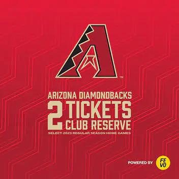 2 MLB Arizona Diamondbacks or Tampa Bay Rays Tickets for $64.99
