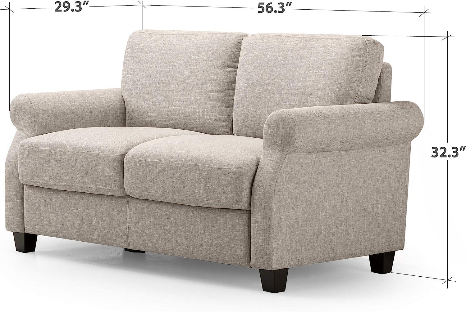 Zinus Josh 56in Loveseat Sofa for $238.98 Shipped