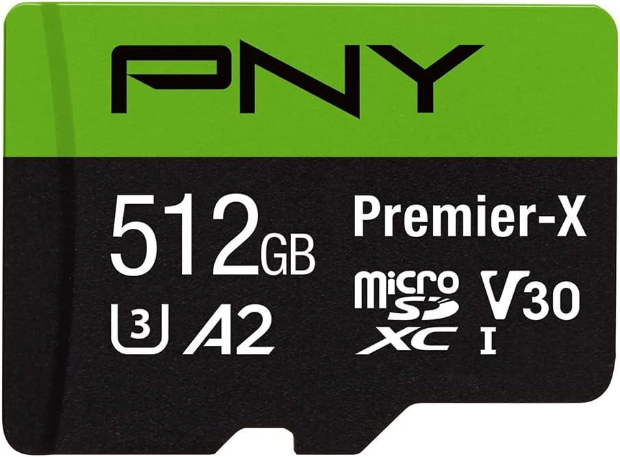 512GB PNY Premier-X Class 10 U3 V30 microSDXC Memory Card for $32.99 Shipped