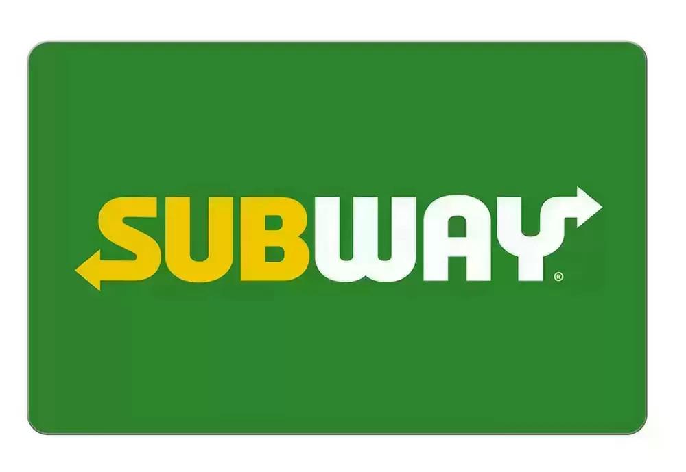 Subway Sandwiches Discounted Gift Cards 20%