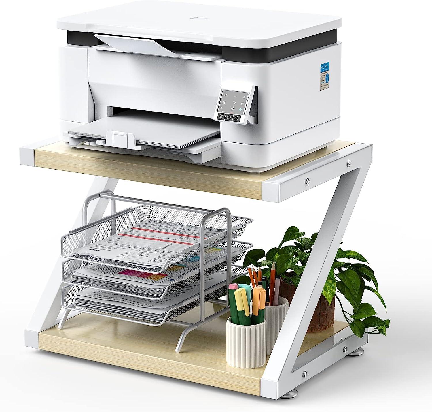 Huanuo Printer Stand with 2 Tier Tray for $34.79 Shipped
