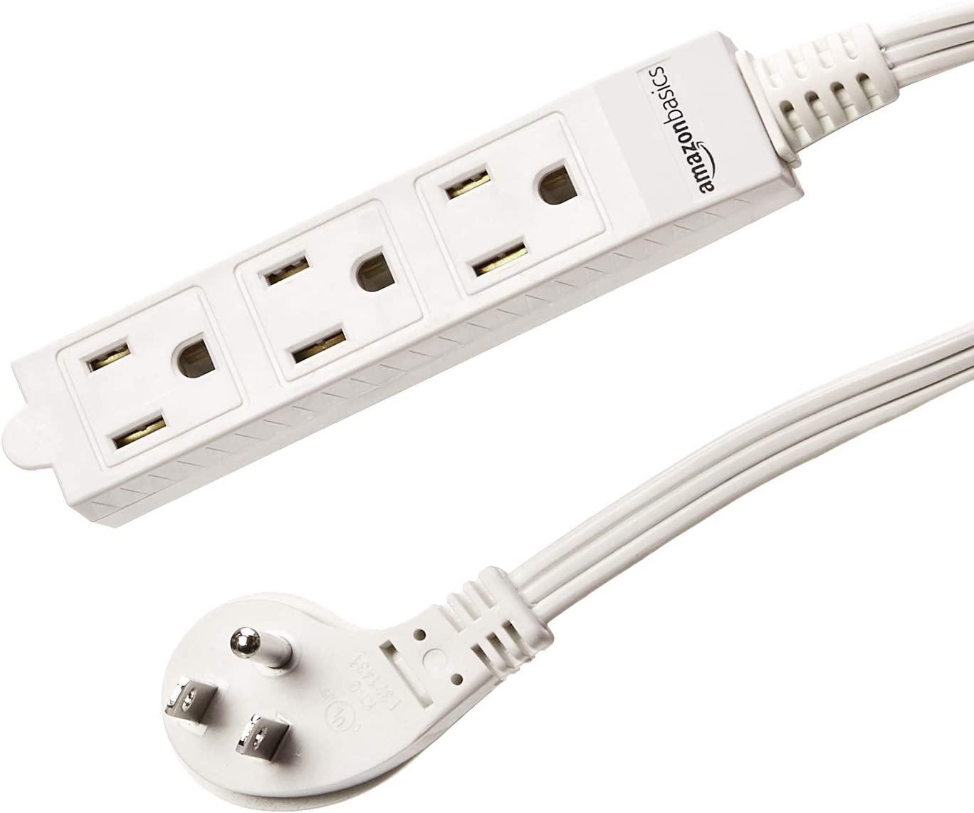 Amazon Basics Indoor 6ft Extension Cord Power Strip 2 Pack for $7.49