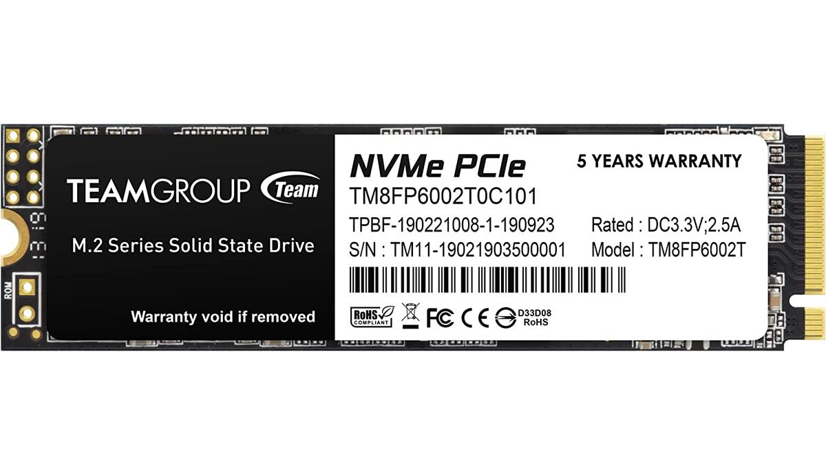 2TB Team Group MP33 M2 NVME PCIe SSD Solid State Drive for $74.99 Shipped