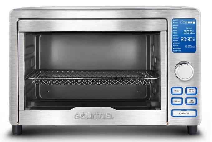 Gourmia 1700W Stainless Steel Toaster Oven Air Fryer for $39.99 Shipped