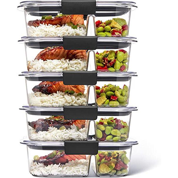 Rubbermaid 5-Piece Brilliance Food Storage Containers for Meal Prep for $24.29