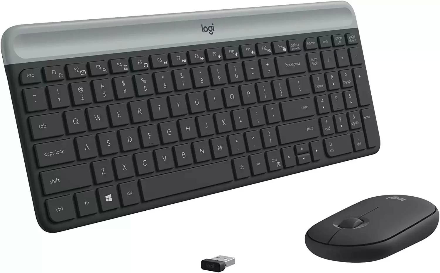 Logitech MK470 Slim Wireless Keyboard and Mouse Graphite Combo for $15.99 Shipped
