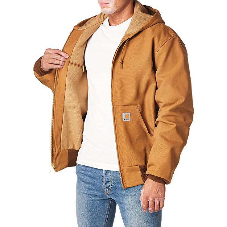 Carhartt Mens J131 Thermal Lined Duck Active Jacket for $55 Shipped