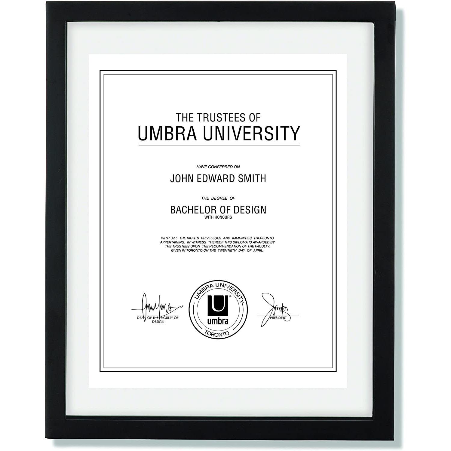 Umbra Floating 11x14 Picture Frame for $5.33