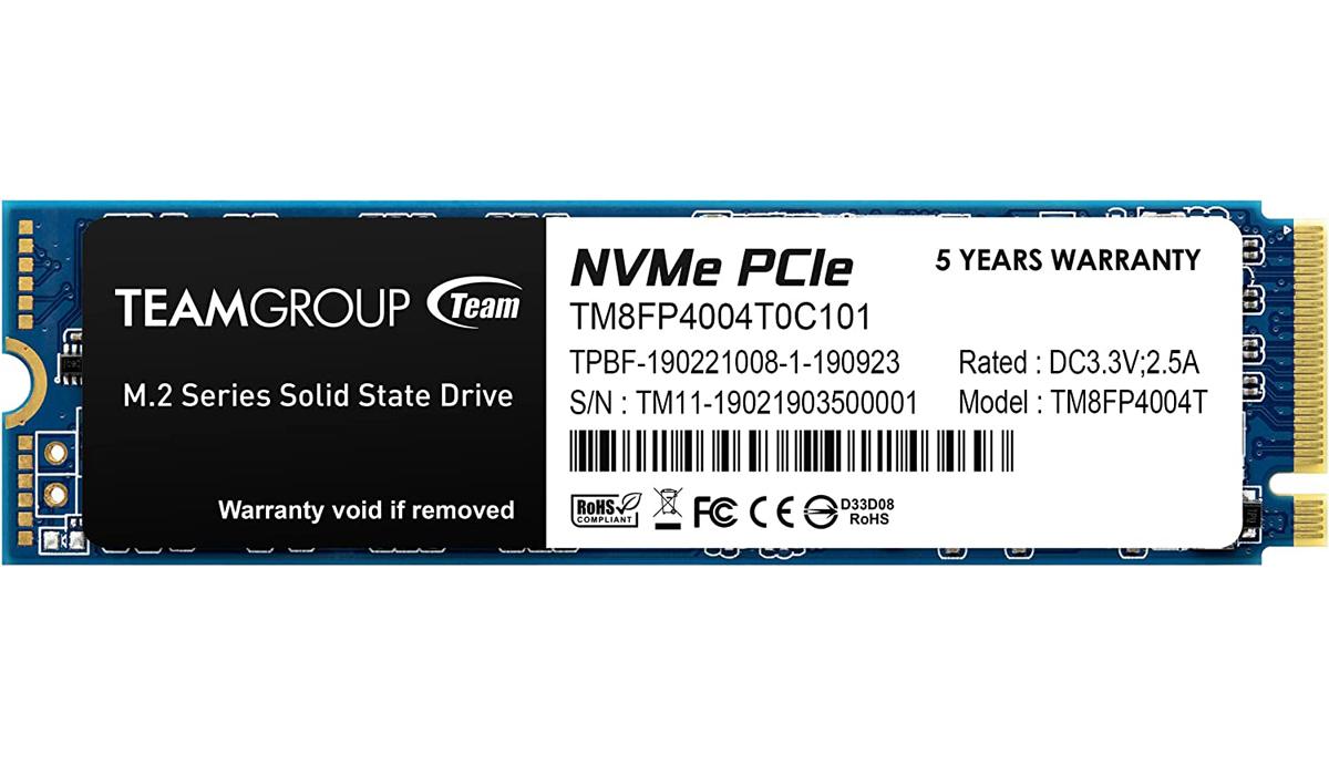4TB Team Group MP34 M2 PCIe 3.0 NVMe SSD for $199.99 Shipped