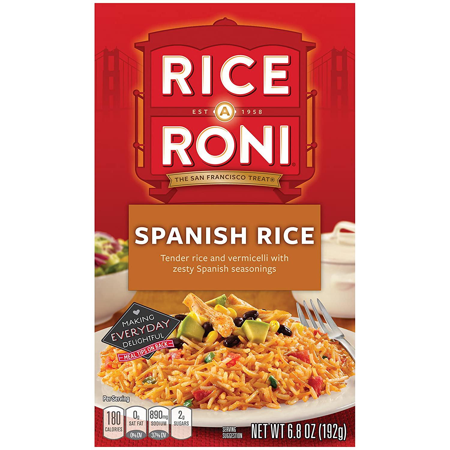 Rice-A-Roni Spanish Rice 12 Pack for $9.60 Shipped