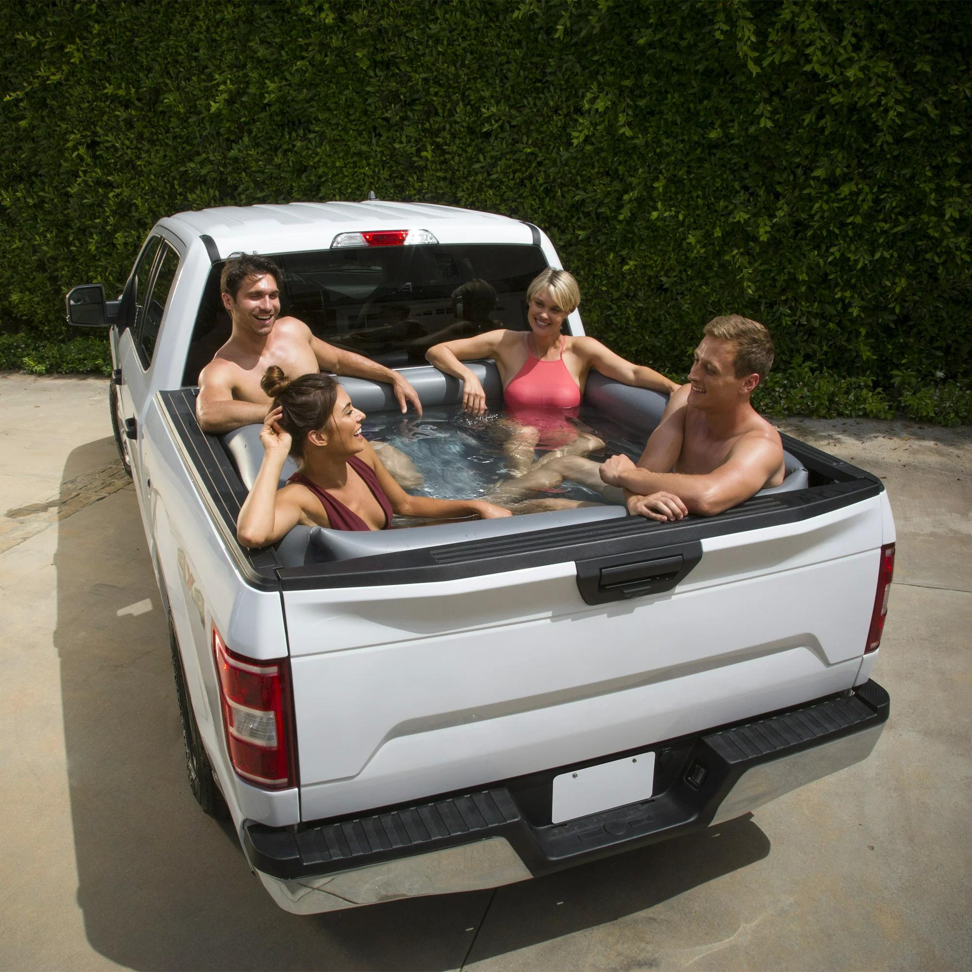 Summer Waves Rectangular Inflatable Truck Bed Pool for $29.98