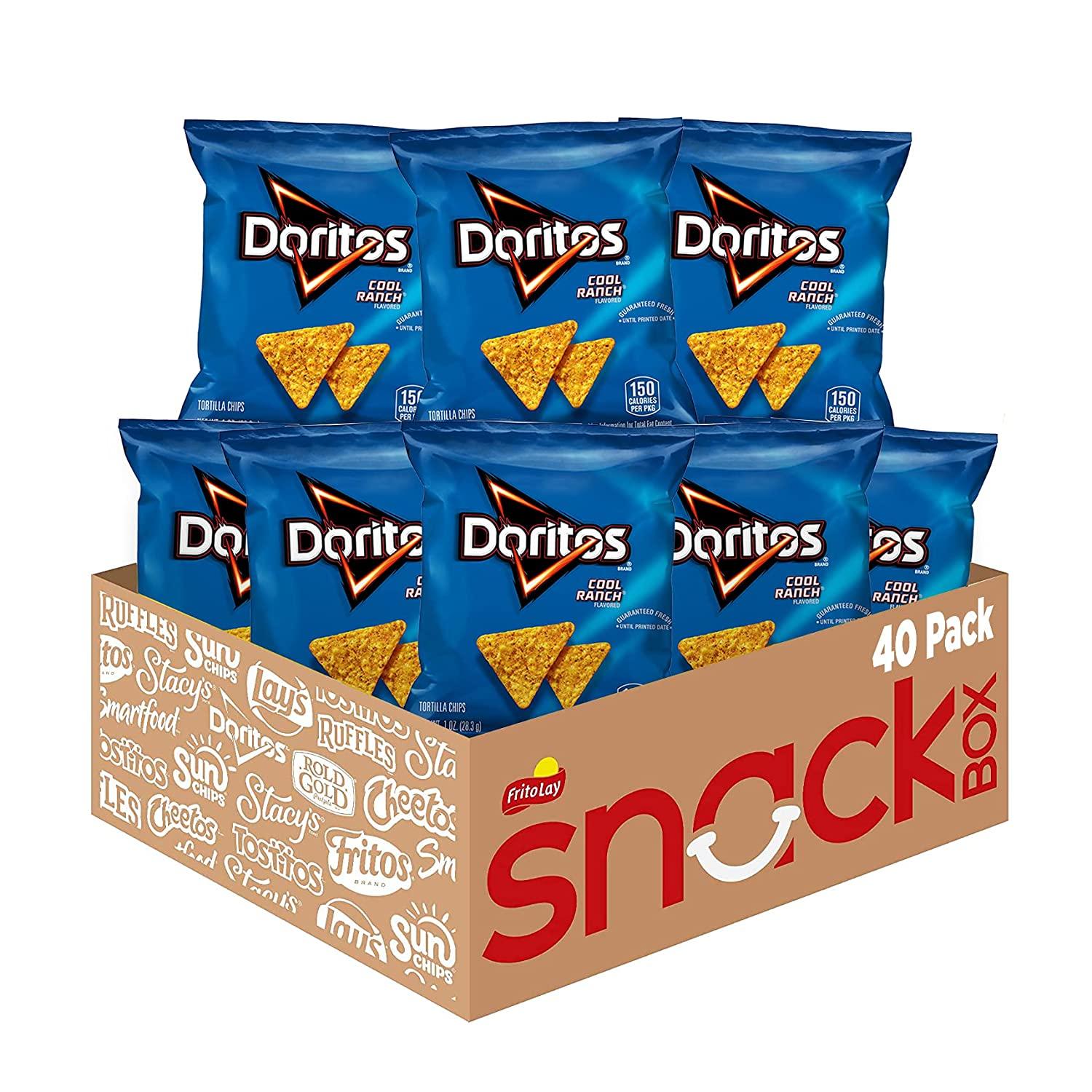 Doritos Cool Ranch Flavored Tortilla Chips 40 Pack for $13.98