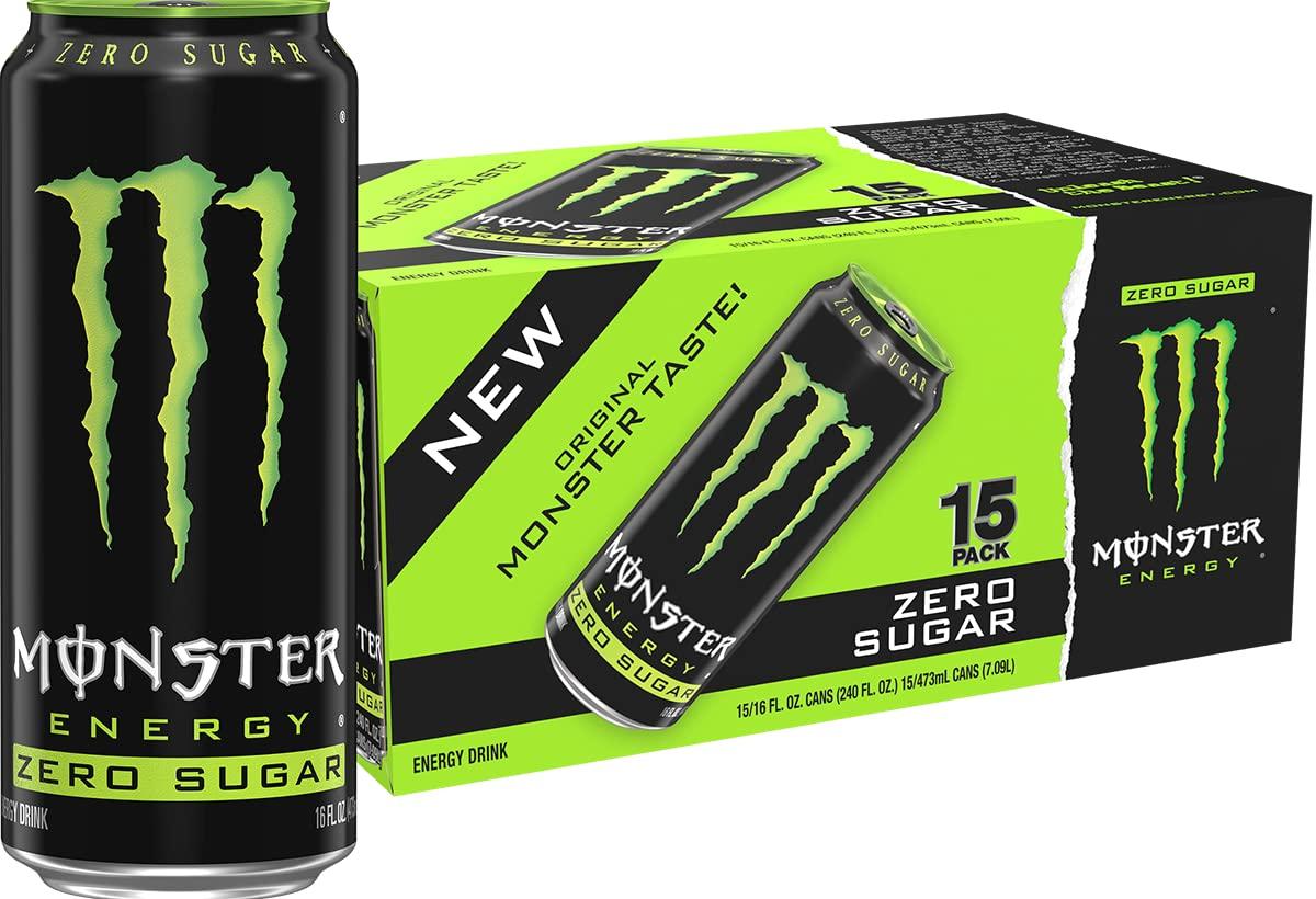Monster Energy Zero Sugar Energy Drink 15 Pack for $18.85 Shipped