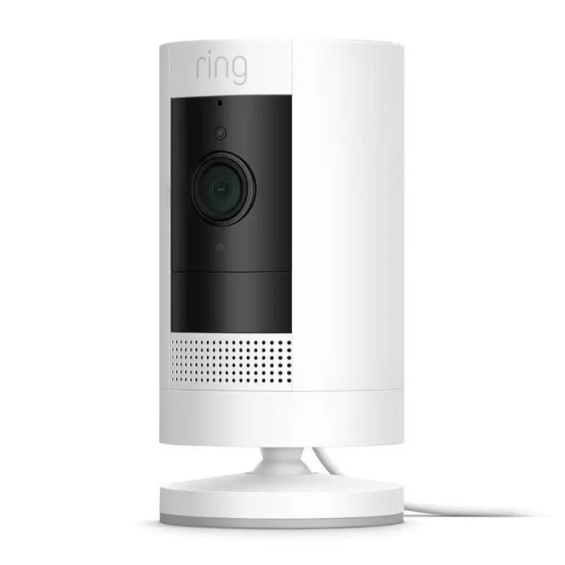 Ring Stick Up Cam Plug-In HD Security Camera for $45.99
