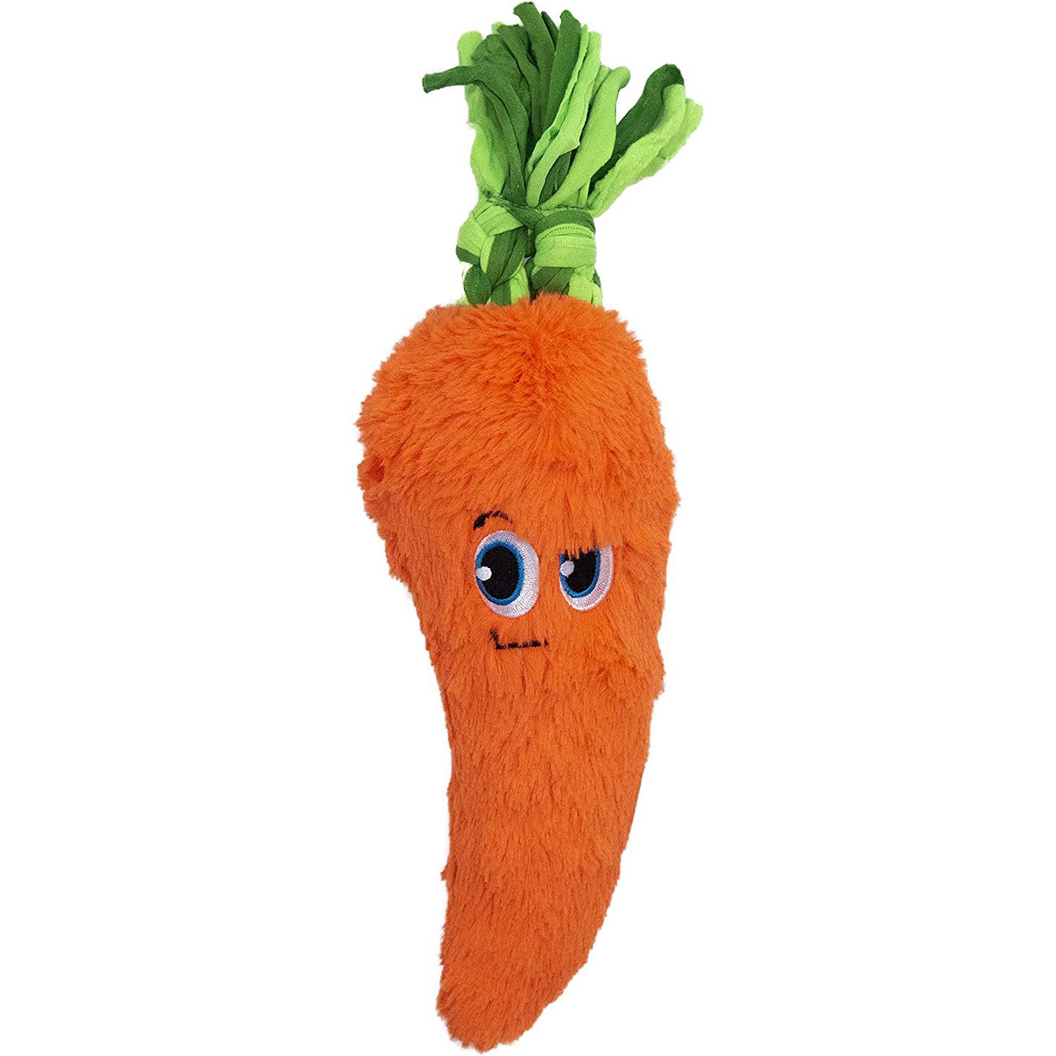 Carrot Plush Squeaky Dog Toy for $5