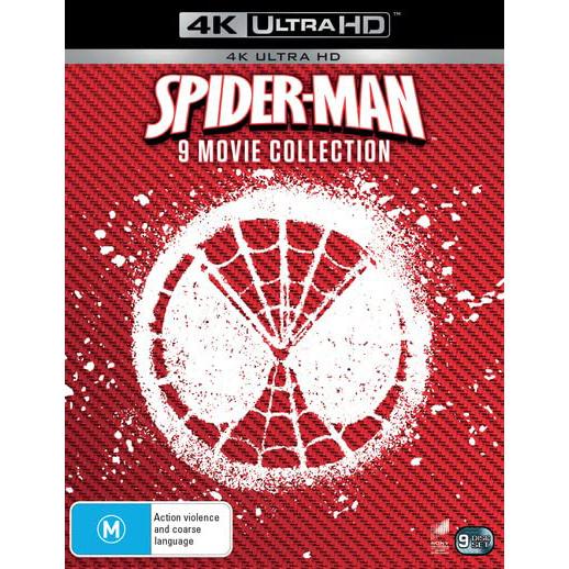 Spider-Man 9-Film Collection 4K Ultra HD for $59.96 Shipped