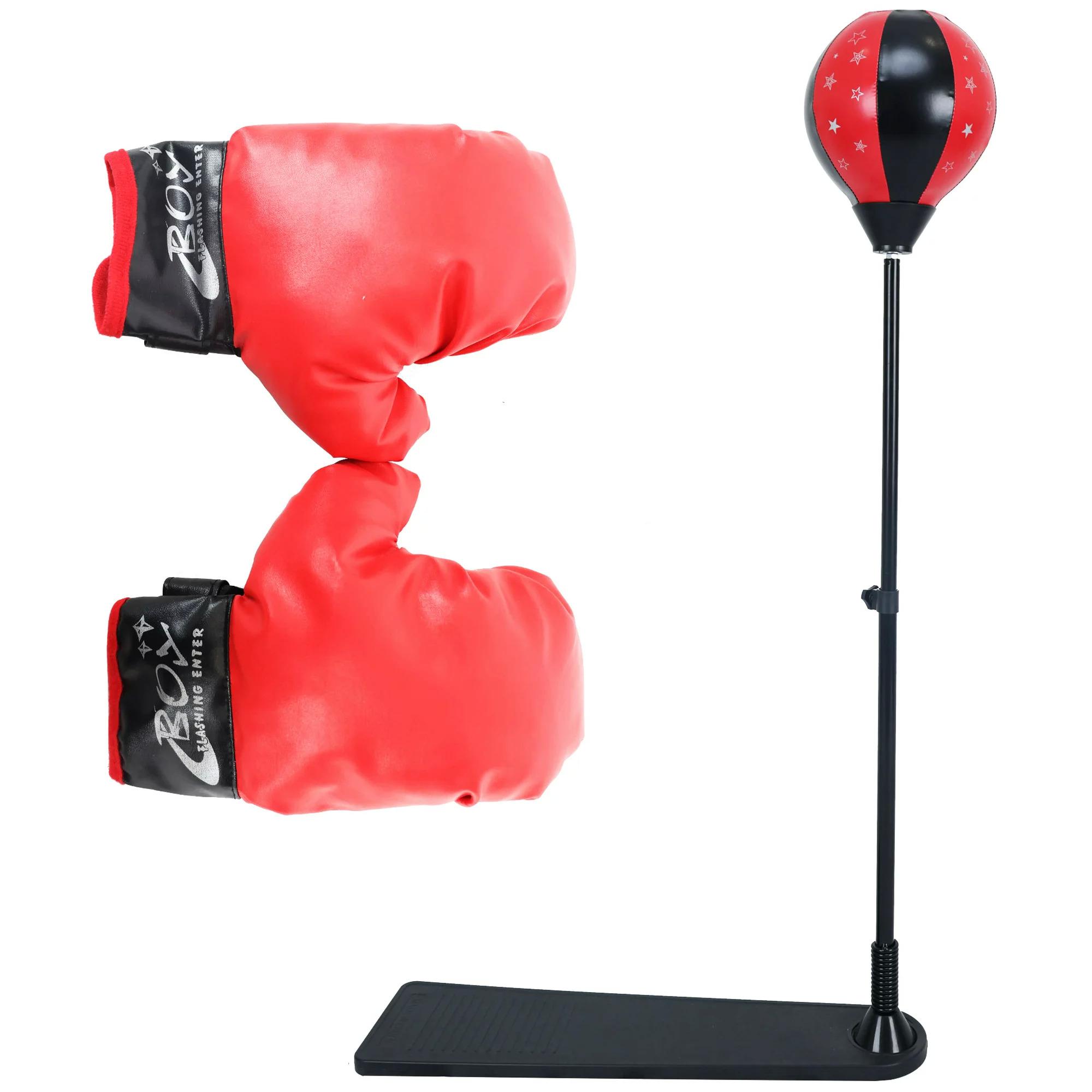 BalanceFrom Punching Bag with Base and Boxing Gloves for $12.97