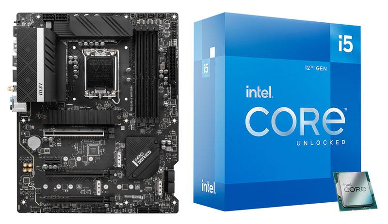 Intel Core i5-12600K Processor with MSI Pro ATX Motherboard for $298.98 Shipped