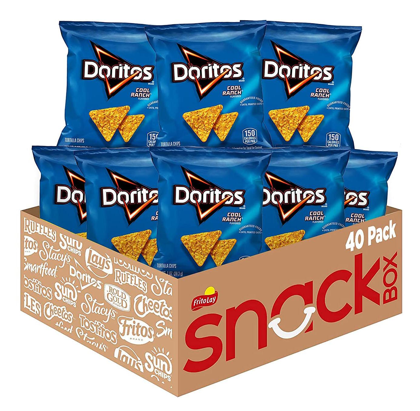 Doritos Tortilla Chips Cool Ranch 40 Pack for $13.28 Shipped