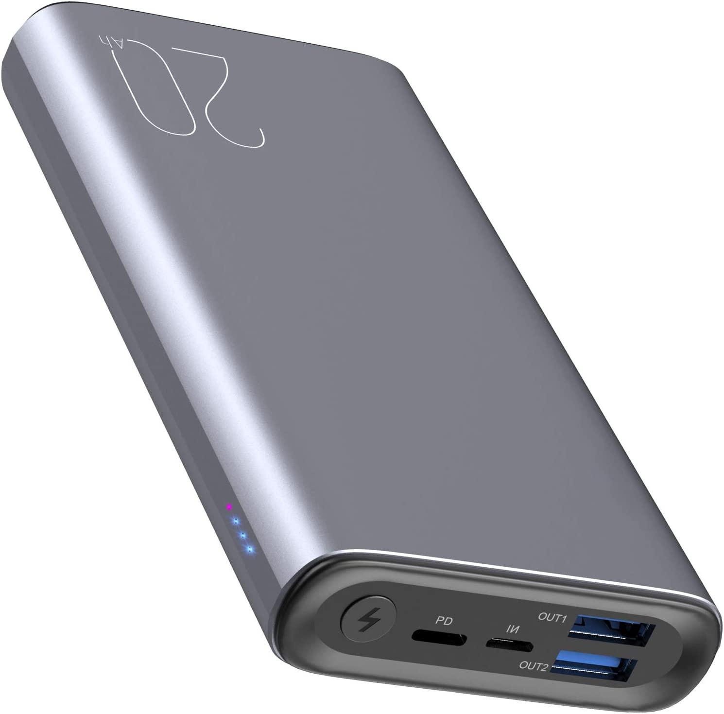 20000mAh 18W PD USB-C Portable Power Bank for $14.99 Shipped