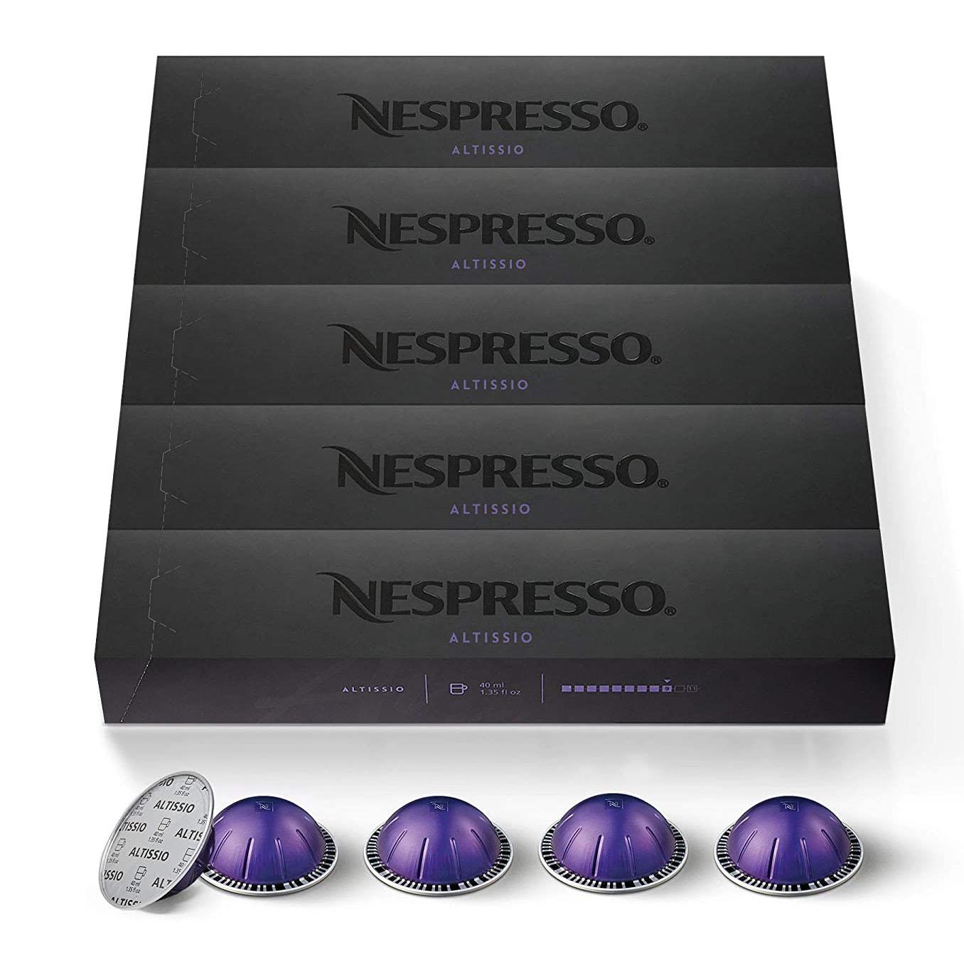 Nespresso Vertuo Altissio Medium Roast Espresso Pods 90 Pack for $74.99 Shipped