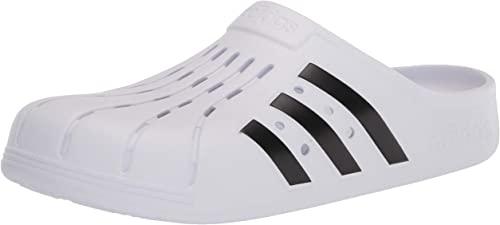 adidas Unisex Adilette Clog Slide Sandal for $16.07