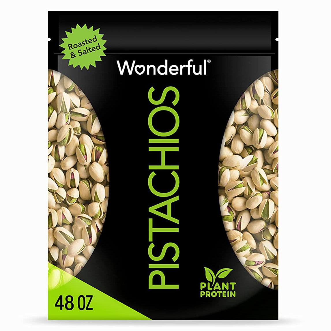 Wonderful Pistachios Roasted and Salted for $13.81 Shipped
