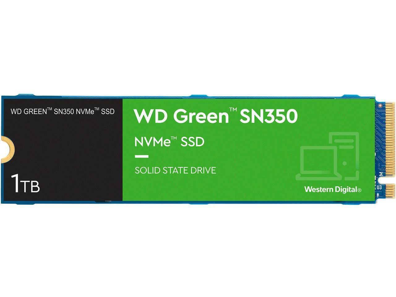 1TB WD Green SN350 QLC M2 PCIe NVMe SSD for $34.99 Shipped