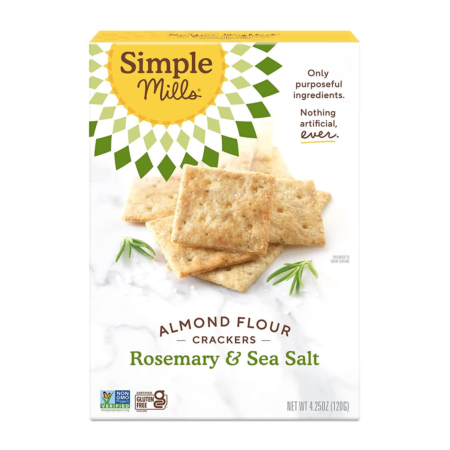 Simple Mills Almond Flour Crackers Rosemary and Sea Salt for $2.38 Shipped