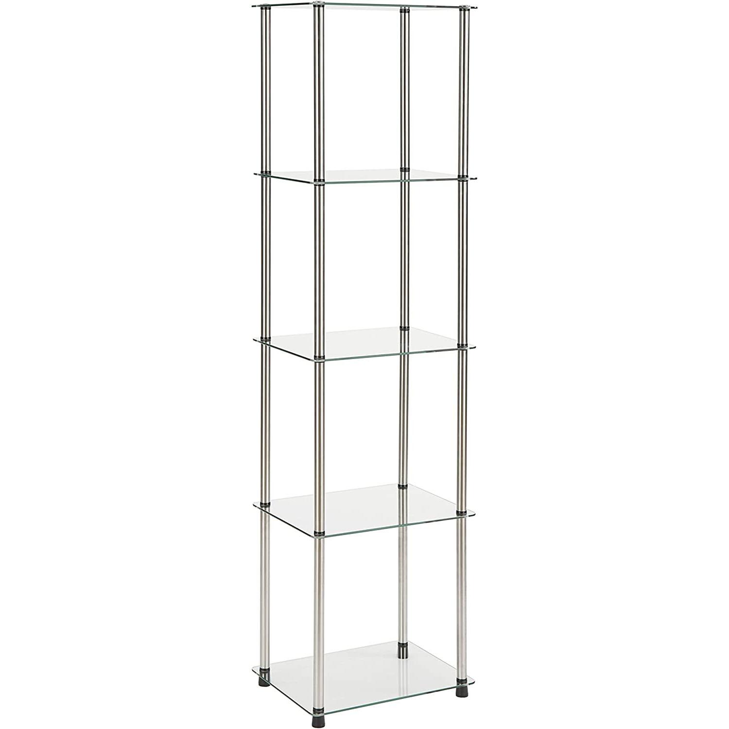 Convenience Concepts Designs2Go Classic Glass 5 Tier Tower for $36.16 Shipped