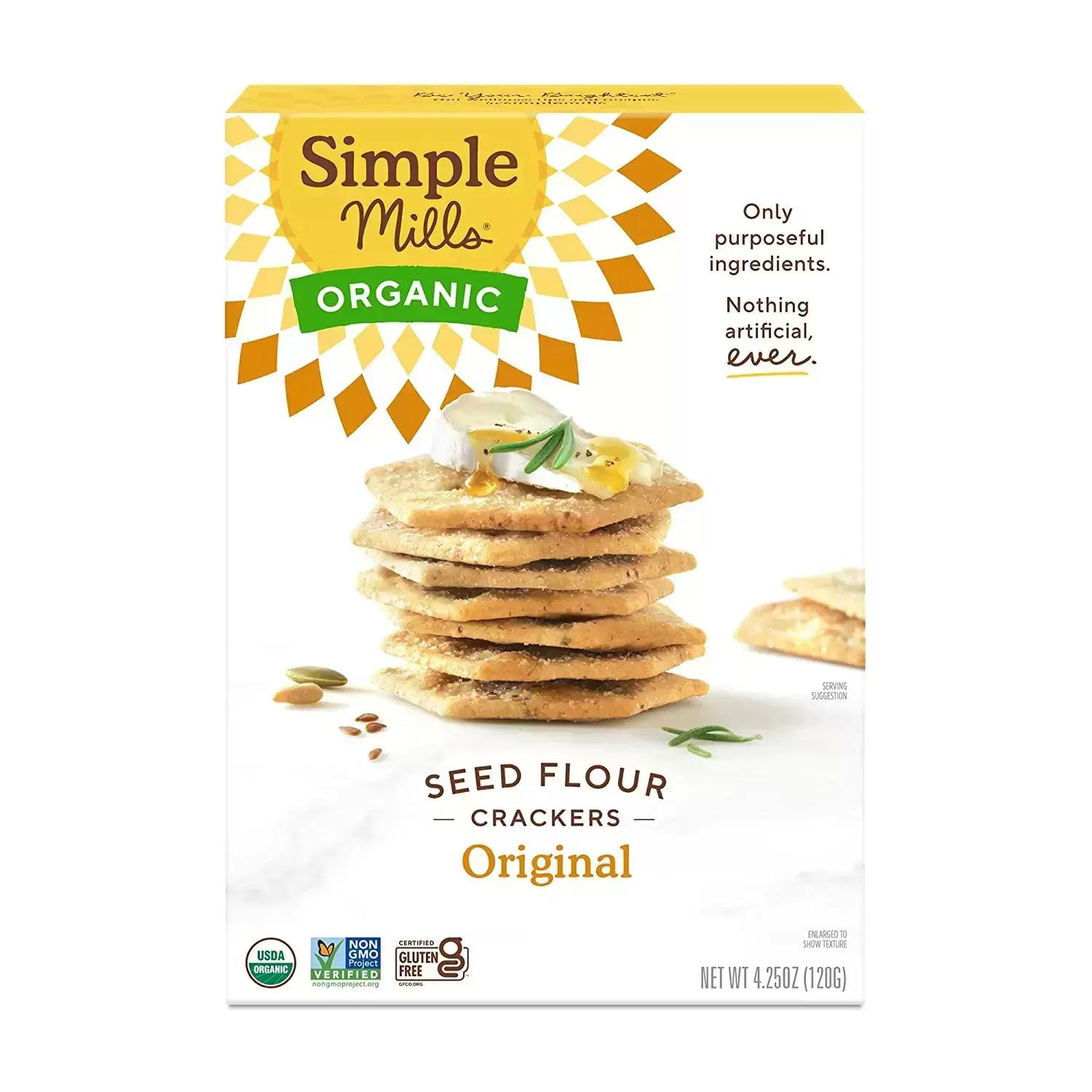 Simple Mills Organic Seed Crackers for $1.79 Shipped