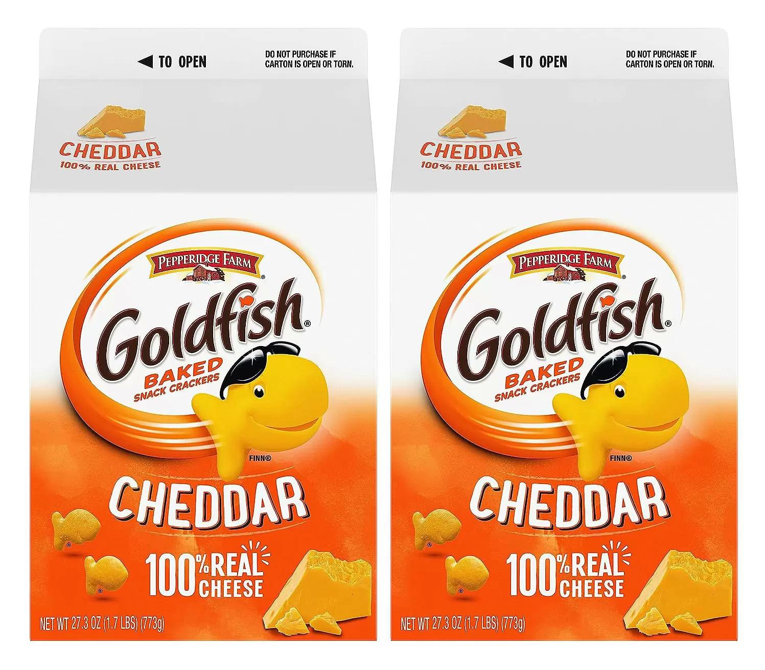 Pepperidge Farm Goldfish Cheddar Crackers 2 Pack for $9.68 Shipped
