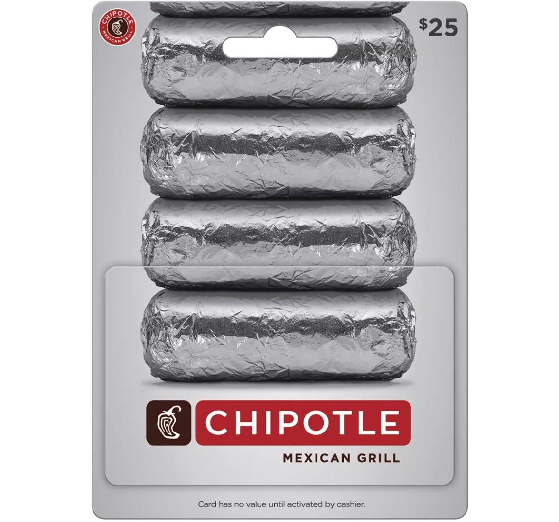 Chipotle Gift Card 20% Off