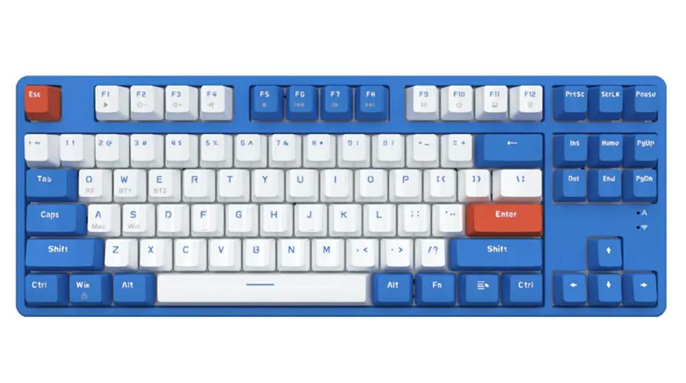 Ajazz AK871 Wireless Dual-mode TKL Mechanical Keyboard for $30 Shipped