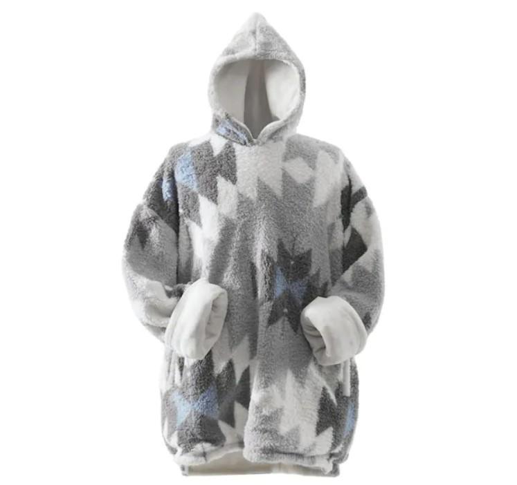 Coleman Gray Wearable Throw Blanket Hoodie for $18.50 Shipped