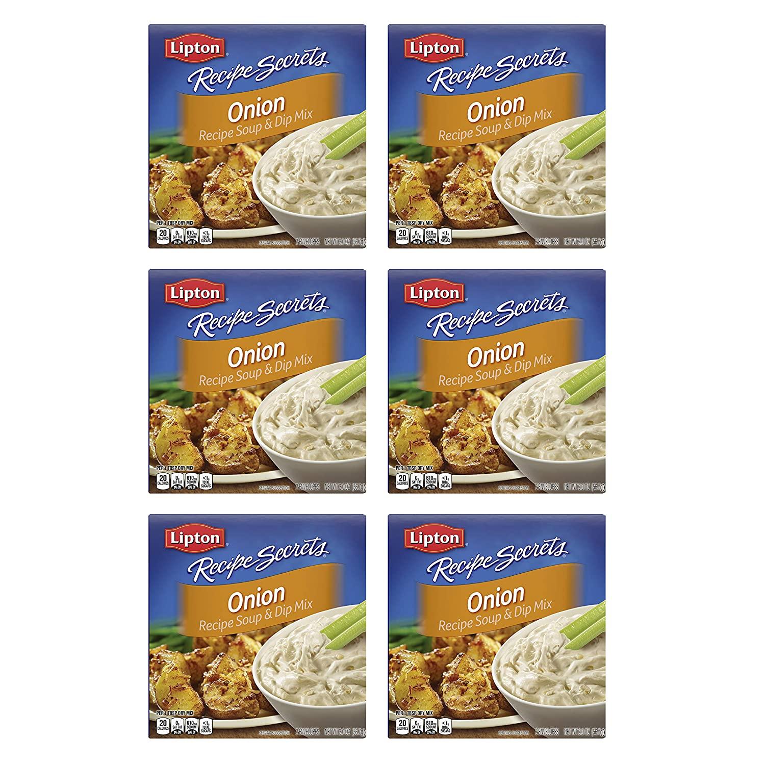 Lipton Recipe Secrets Soup and Dip Mix Onion 6-Pack for $2.94