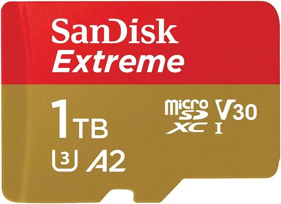 1TB SanDisk Extreme microSDXC UHS-I U3 V30 A2 Memory Card for $87.74 Shipped