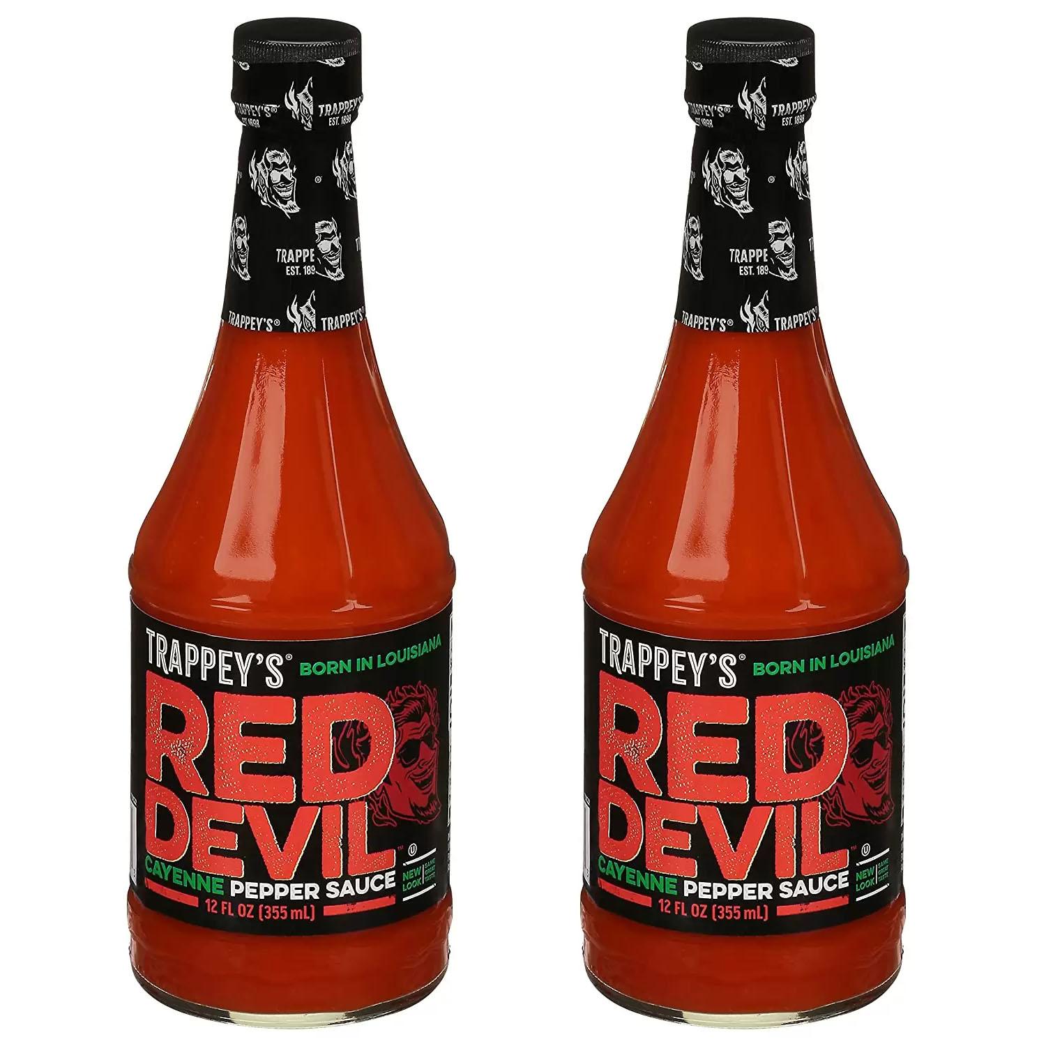 Trappeys Red Devil Hot Sauce 2 Bottles for $3.16